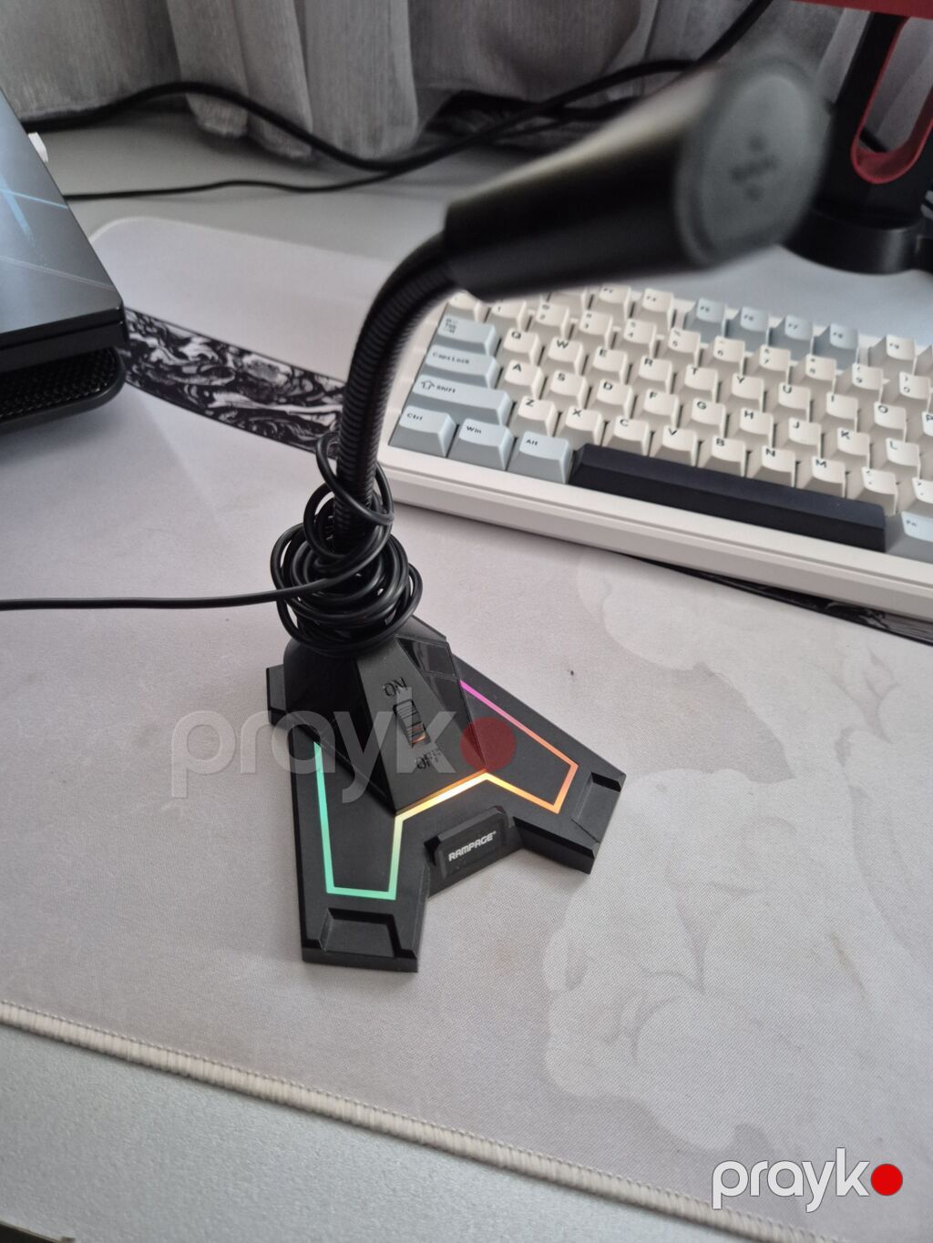 Rampage SN-RMX2 Chatty – USB RGB işıqlı oyunçu masaüstü mikrofonu — Səs texnikası, Bakı (3)