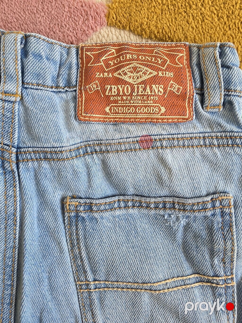 Zara Kids uşaq cins şalvarı - Model: Zbyo Jeans, açıq mavi (light — Uşaq geyimi, Bakı (4)