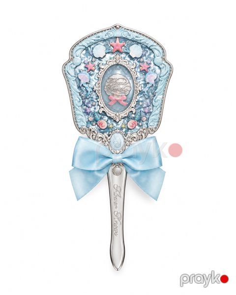 Güzgü Flower Knows Shells Jewel Blue Seashell, tutacaqla, oval — Bakı
