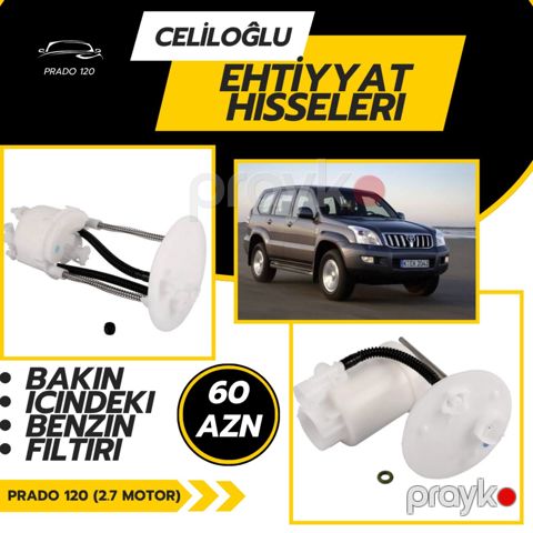 Toyota Prado 120 2.7 yanacaq filteri — Bakı