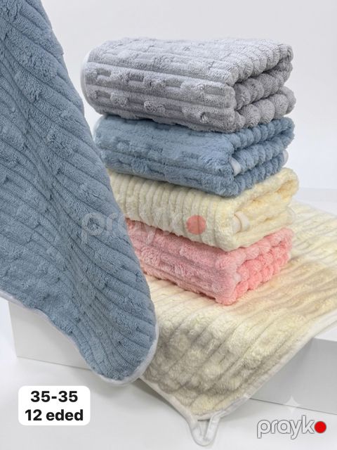 Mətbəx dəsmalı dəsti, 35x35 sm, pambıq, 12 əd, rəngbərəng — Bakı
