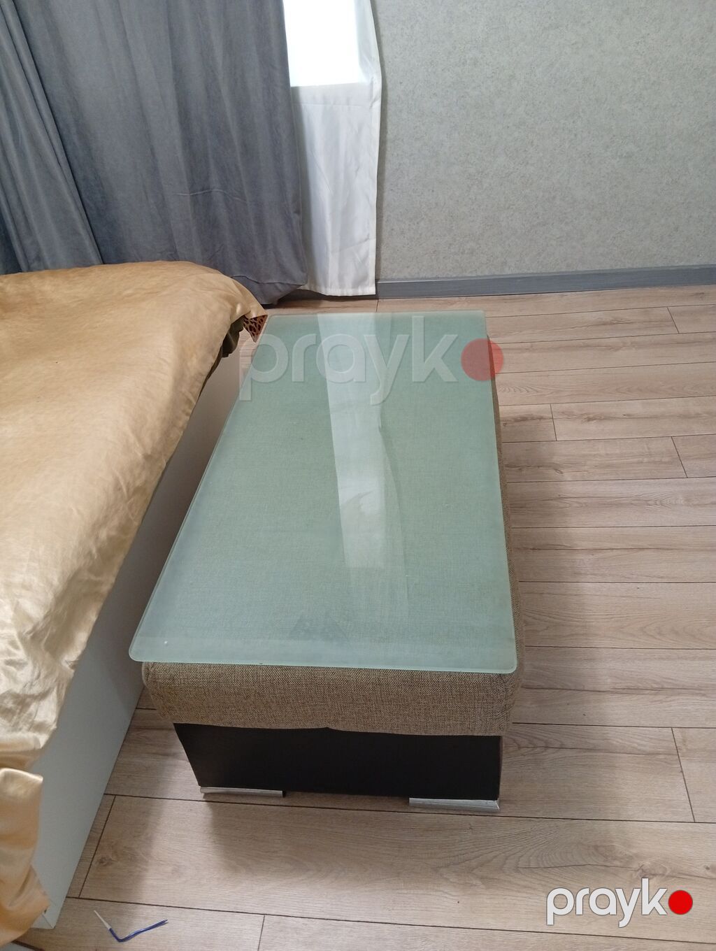 İşlənmiş, Pufik masa, Parça, Kredit yoxdur, Ödənişli çatdırılma — Puflər və banketlər, Novxanı (2)