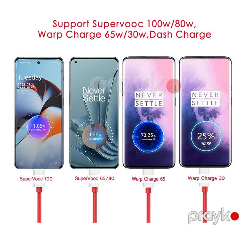 Oneplus 10/11/12/13 Supervoc Adaptor 100W — Smartfonlar, Bakı (4)