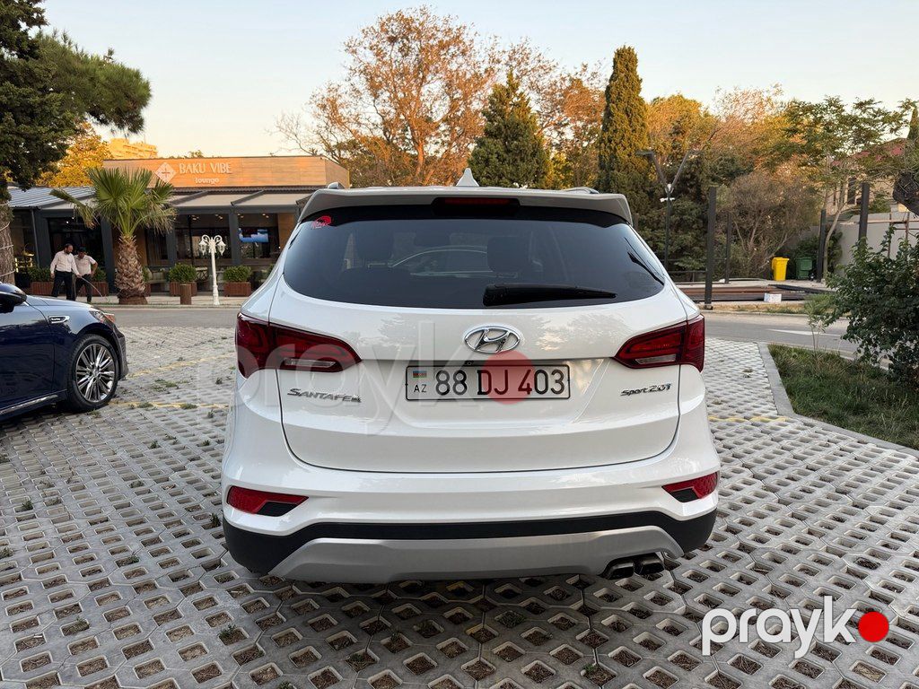 Hyundai Santa Fe, 2.0 L, 2017 il, 100 500 km — Avtomobillər, Bakı (11)