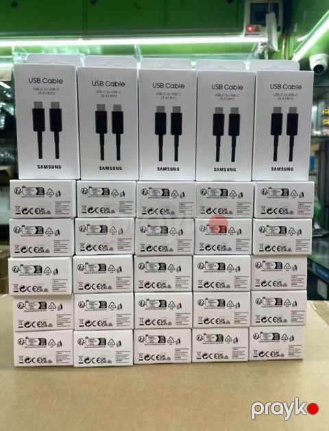 Kabel Samsung Type-C to USB Type-C 100W Black — Bakı