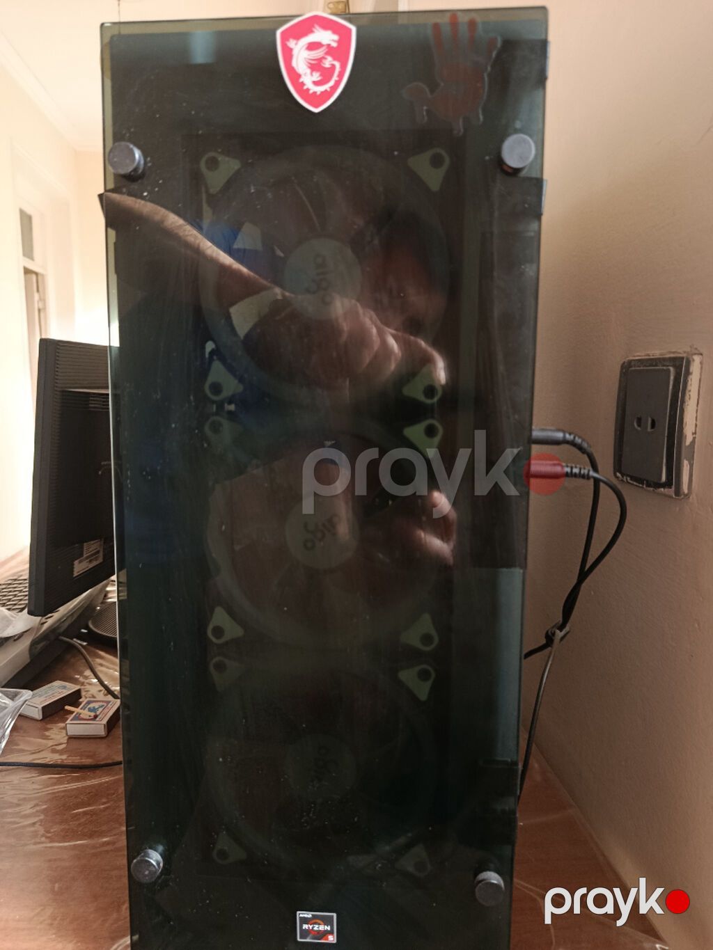 Core i5-8400 2.80 GHz Video card GTX 1050 TI Ram 16 GB DDR4 SSD — Masaüstü kompüterlər, Gəncə (6)