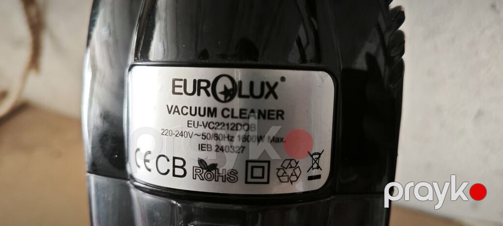 Eurolux şaquli tozsoran Model: EU-VC2212DOB Gərginlik: 220–240V — Tozsoran, Digah (3)