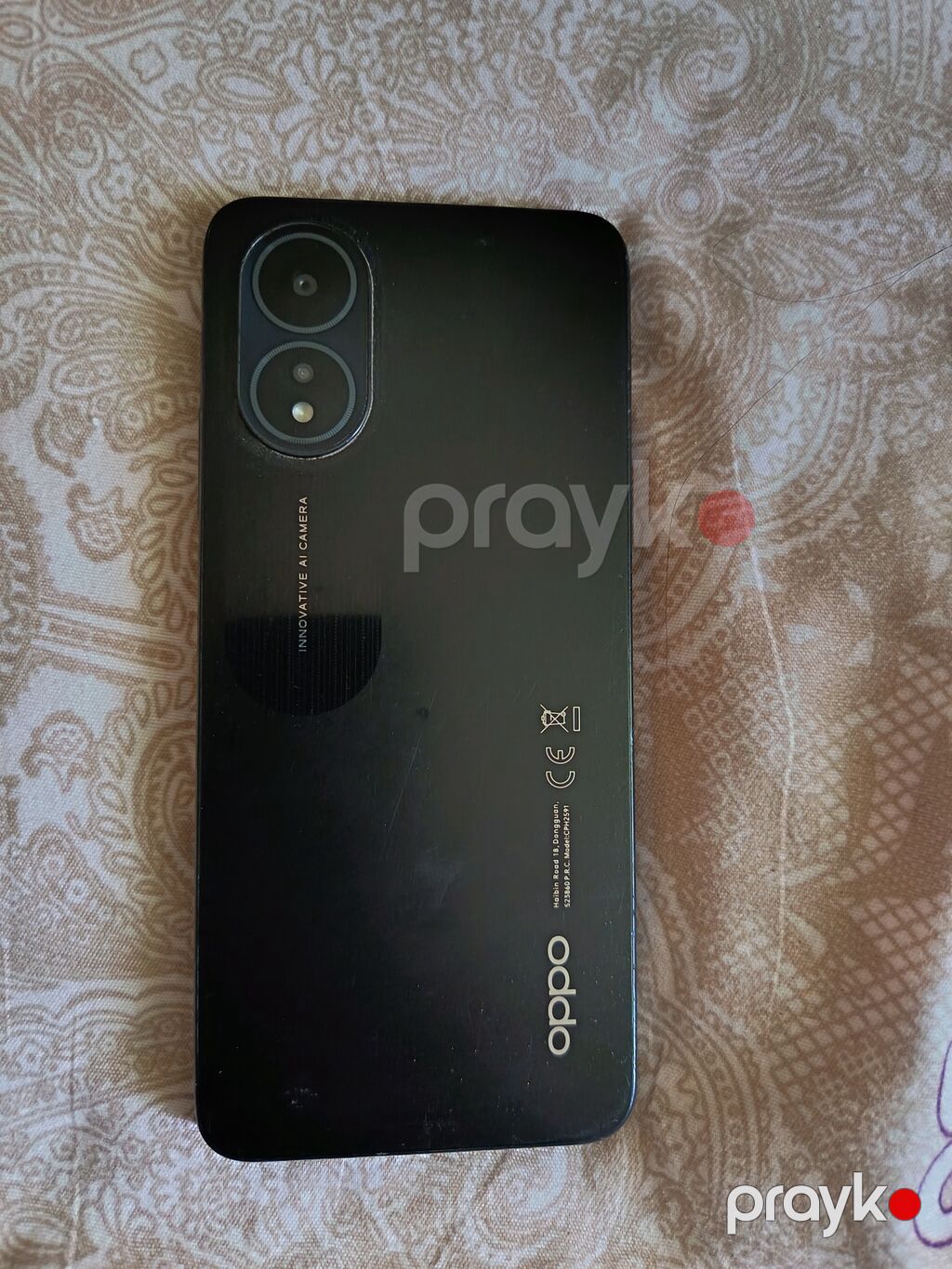 Oppo A18, 128 GB, rəng - Qara, Barmaq izi — OPPO, Şirvan (3)