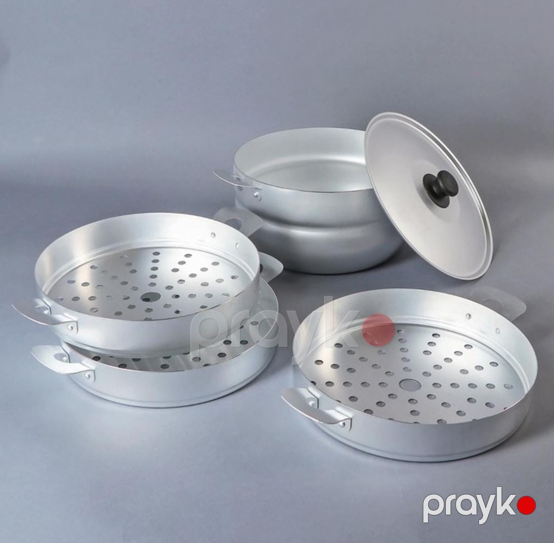 Mantı üçün qazan Kalitva, 6 l, alüminium, 2.2 kq — Mallar, Bakı (3)