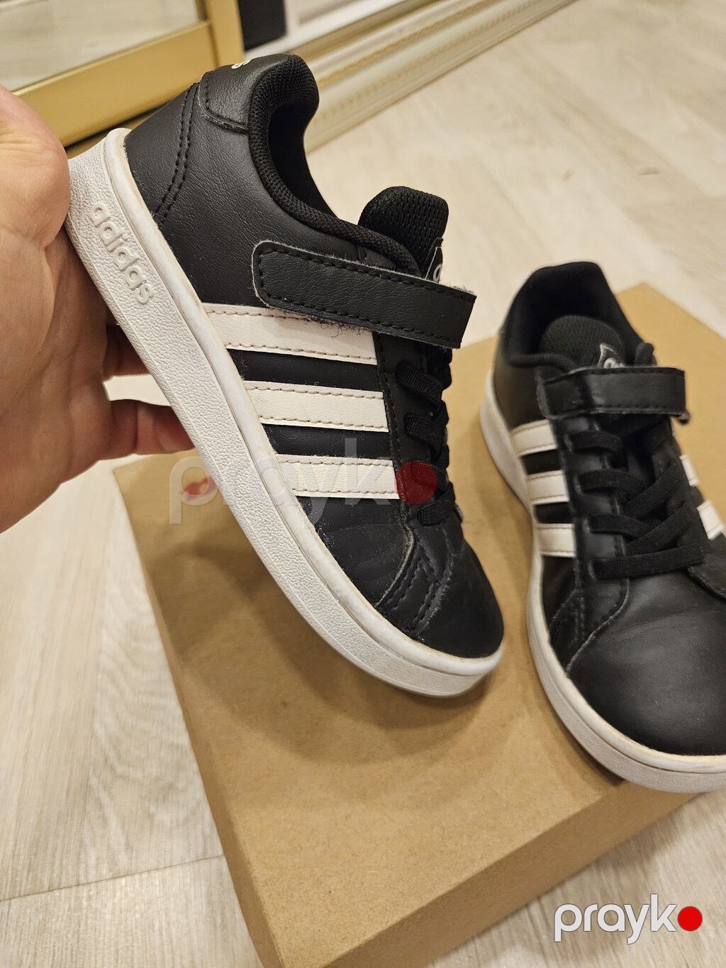 Rəng - Qara Krossovkalar, Adidas, Ölçü: 29, Uniseks — Uşaq ayakkabısı, Xırdalan (4)