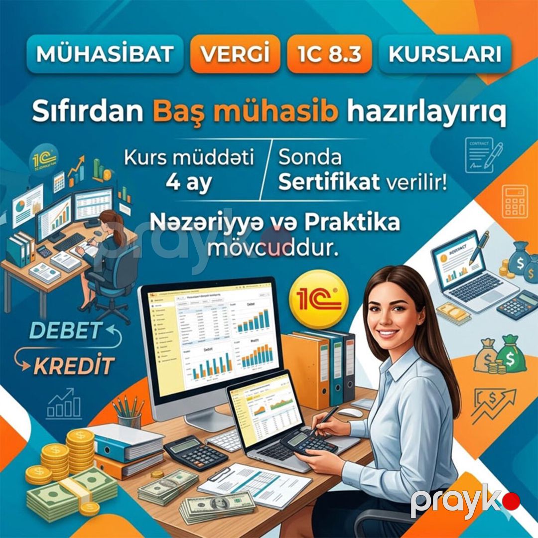 1C mühasibatlıq kursu — Təlim, kurslar, Bakı (2)