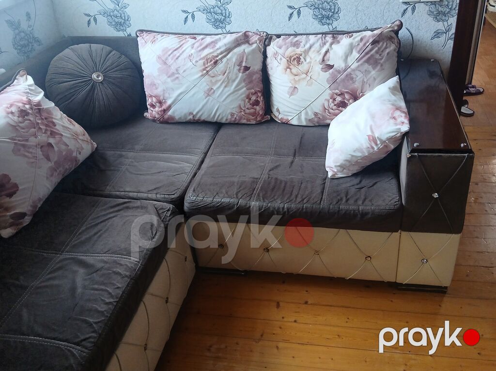 Künc divan, Qonaq otağı üçün, Bazalı, Açılan — Divanlər, Digah (4)