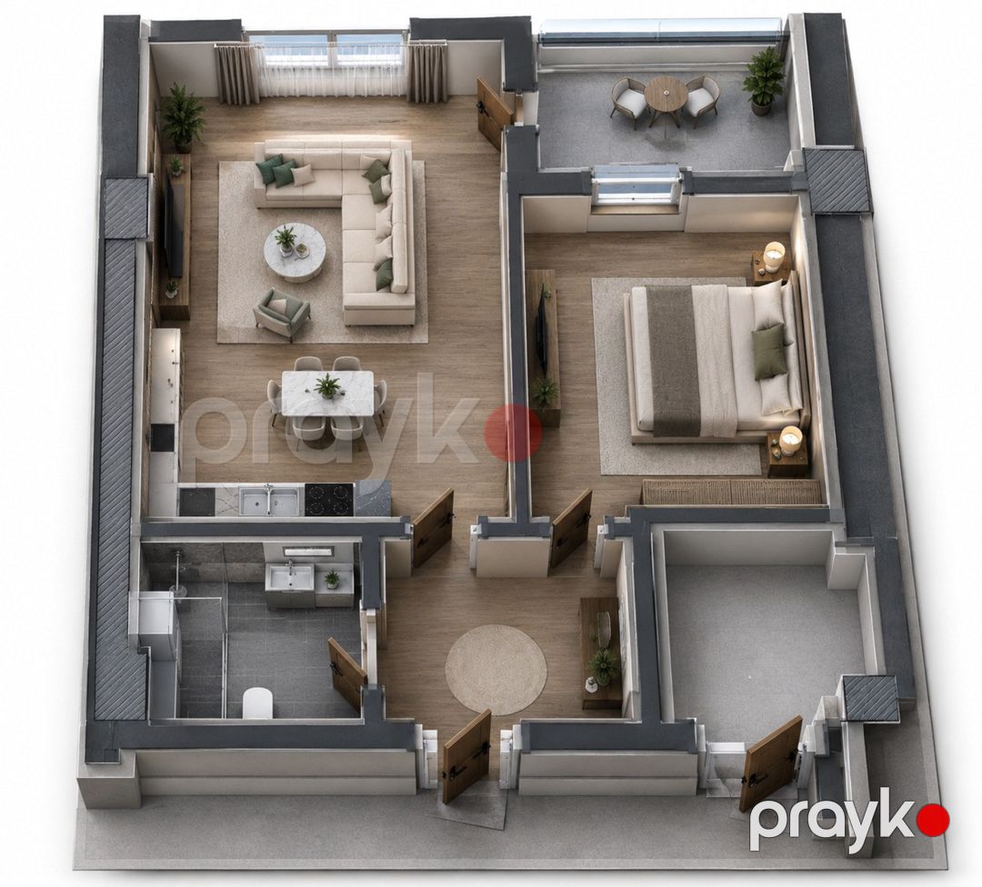 Satılır 2 otaqlı yeni tikili 53 m² — Mənzil, Bakı (2)