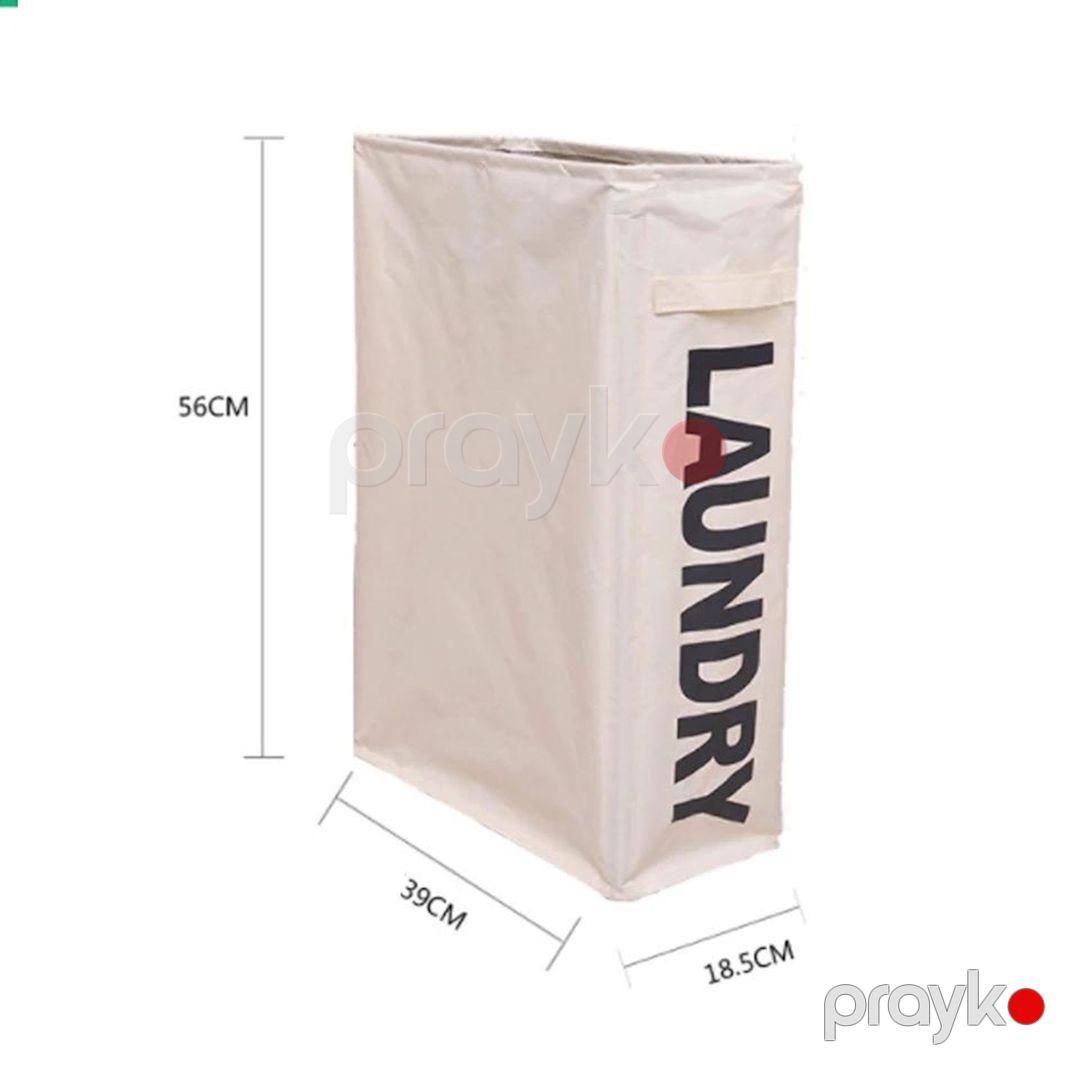 Çamaşır üçün səbət OQ51SUV3, ağ, 18.5x39x56 sm — Mallar, Bakı (2)