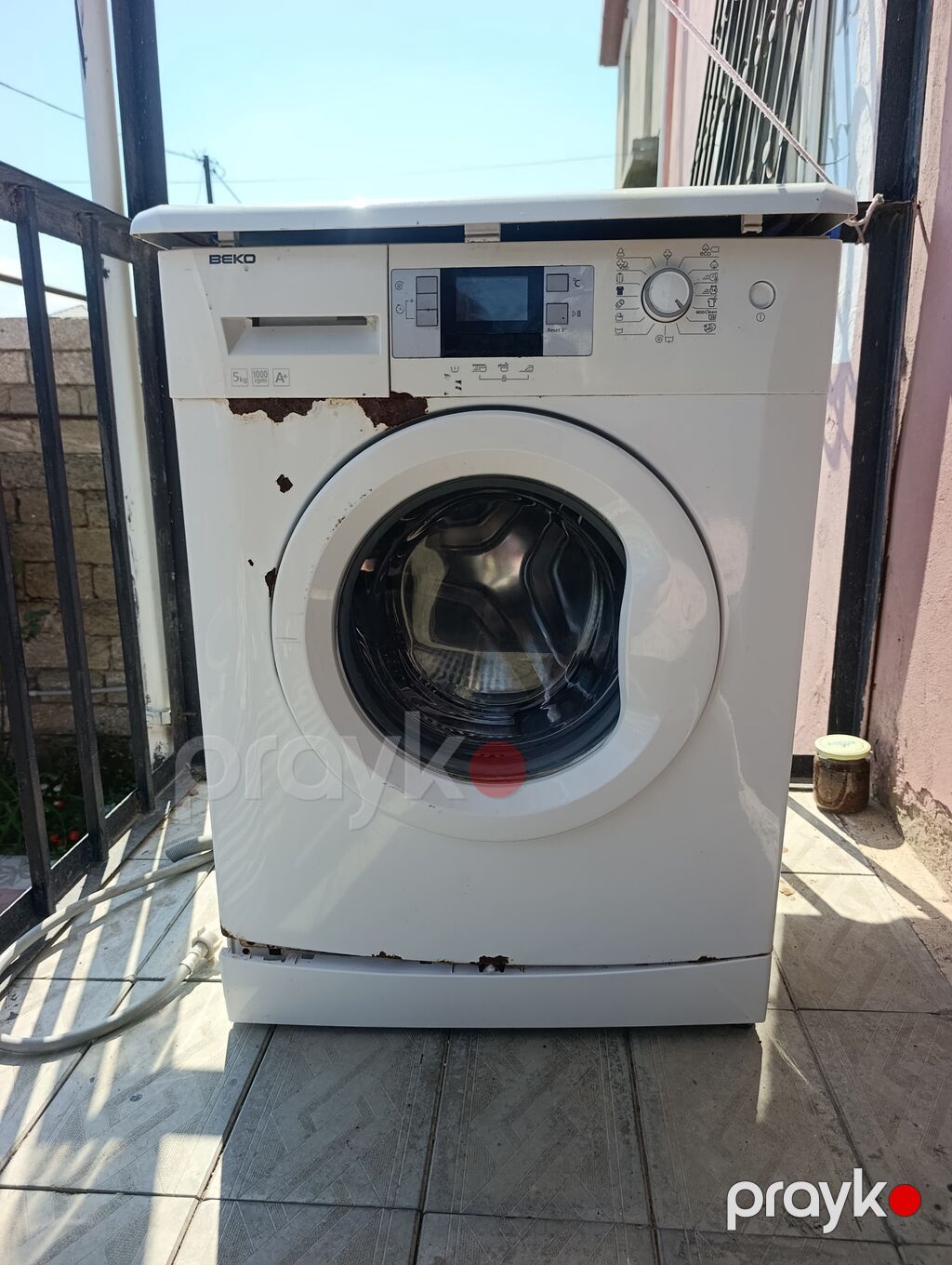 Paltaryuyan maşın Beko, 5 kq, İşlənmiş, Avtomat, Qurutmasız — Çamaşır maşınları, Digah (2)