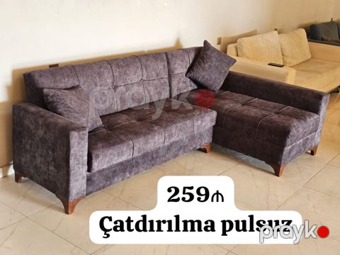 Künc divan, İşlənmiş, Açılan, Bazalı, Pulsuz çatdırılma — Bakı