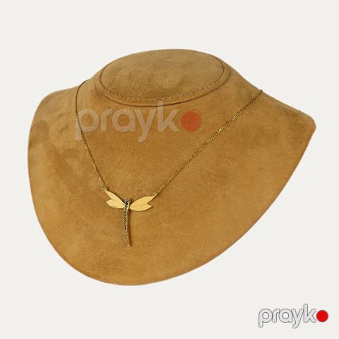 Zinət boyunbağısı qızıl 14K 585 əyar 6,06 qr - HASSGOLD_1_37 — Bakı