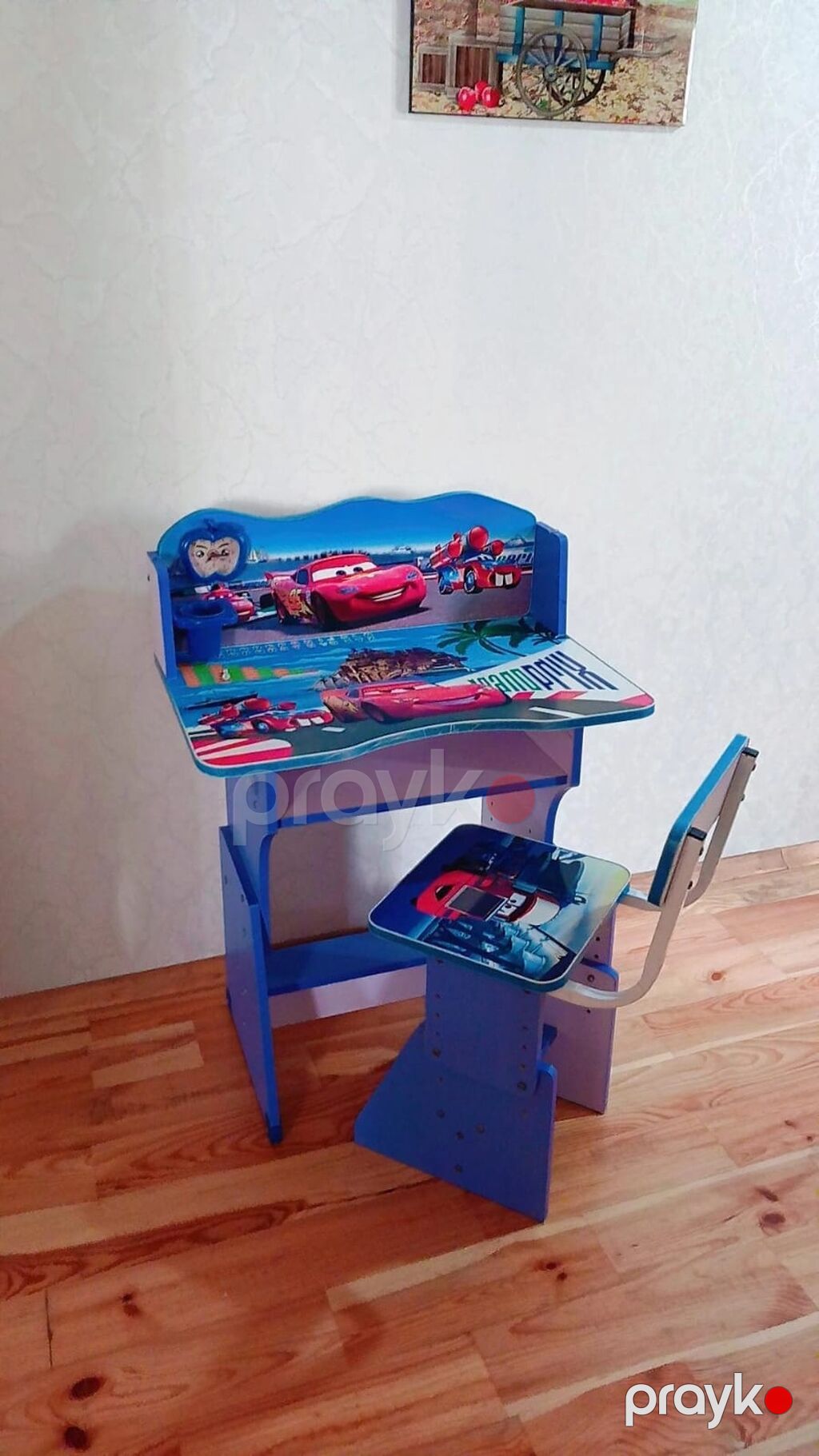 Uşaq üçün yazı masası və stul dəsti – “Cars” (Şimşək Makkuin) temalı — Masalar, stol və stullar, Sumqayıt (2)