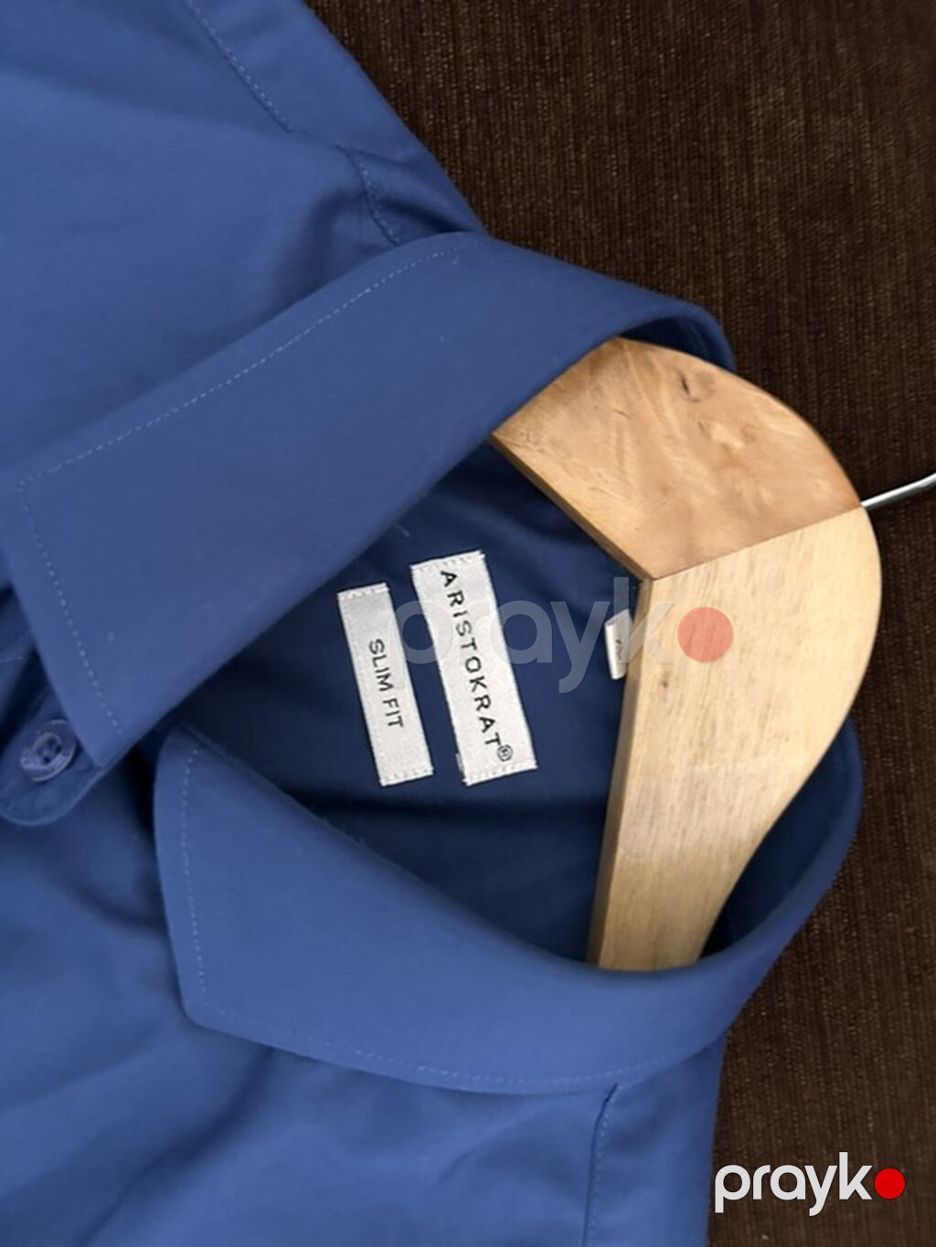 Aristokrat kişi köynəyi – Slim Fit - Rəng: Göy - Model: Qısaqol — Köynək, Ceyranbatan (2)