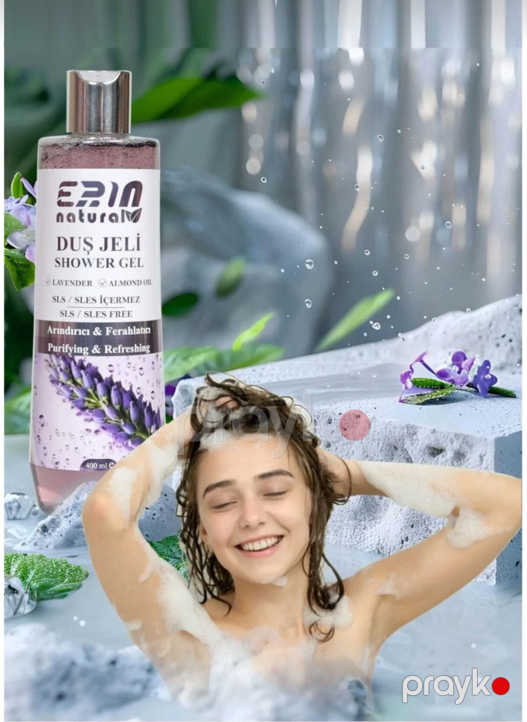 Duş geli Erin Natural 400 ml — Mallar, Bakı (3)