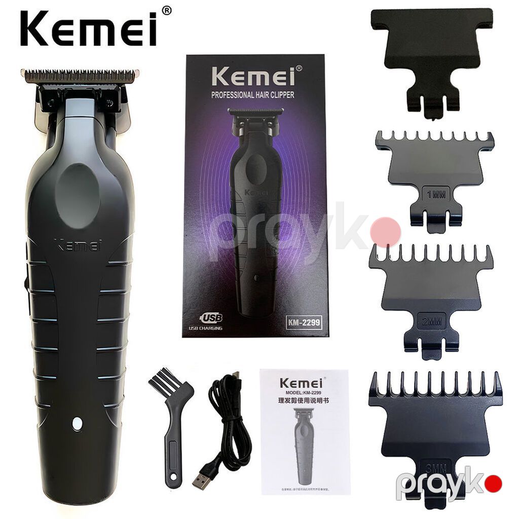 Trimmer Kemei 2299 - 2 Sürətli / 7000RPM / 1200MAH - 180 Dəqiqə / Typc — Saç kəsmə maşınları, Bakı (4)