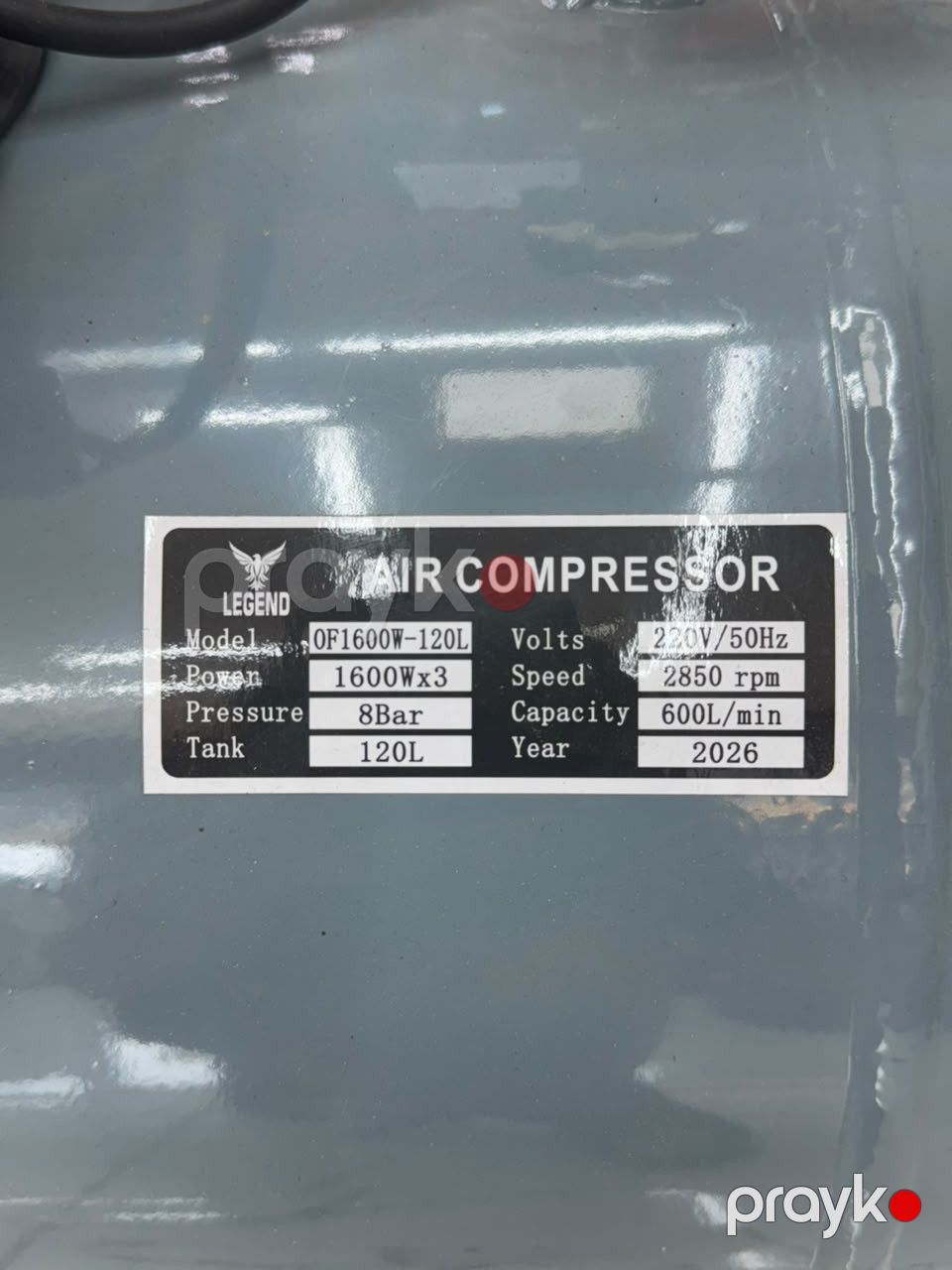 Kompressor Legend, pistonlu, 120 L, 4800 Vt — Mallar, Bakı (2)