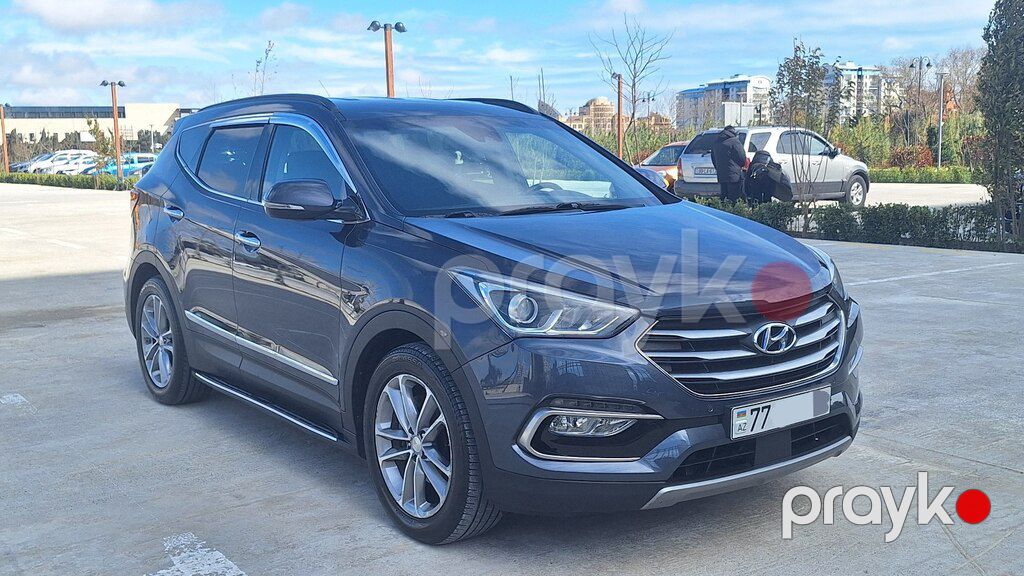 Hyundai Santa Fe, 2.0 L, 2016 il, 196 895 km — Avtomobillər, Bakı (2)