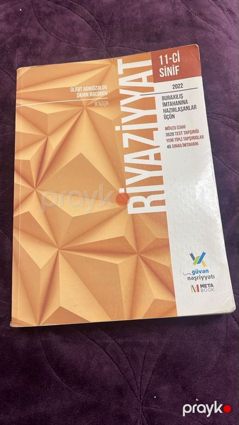Riyaziyyat 11-ci sinif, 2022 il — Bakı