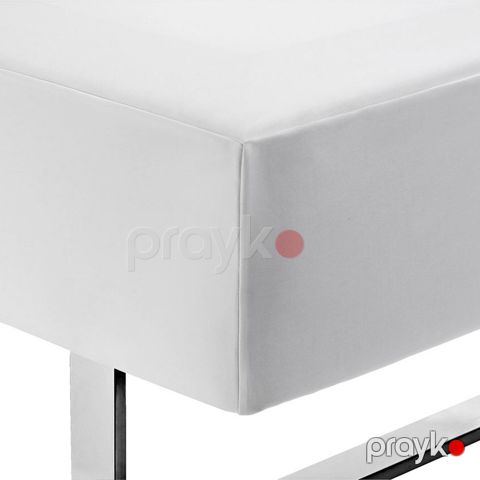 Döşək üzü-çexol Jysk 160x200x35 sm, suyadavamlı perimetr üzrə rezin ilə, polyester, poliuretan, ağ — Bakı