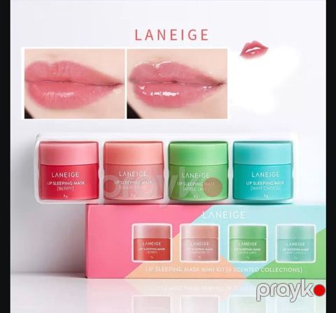 Dodaqlar üçün gecə maskası dəsti Laveige, 4x8 q — Bakı