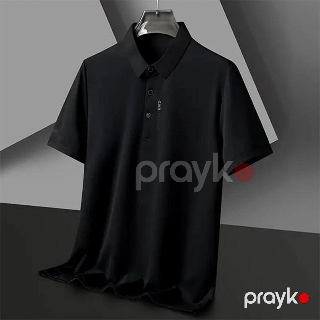 Kişilər üçün polo 57-1074, qara, pambıq/poliester, ölçü M — Mallar, Bakı (2)