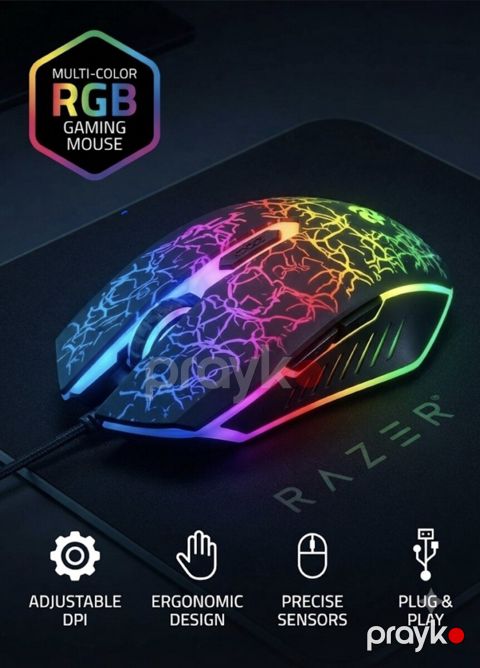 RGB işıqlı oyun siçanı — Bakı