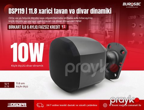 Xarici tavan və divar dinamiki "Dsppa 119 10W" — Bakı