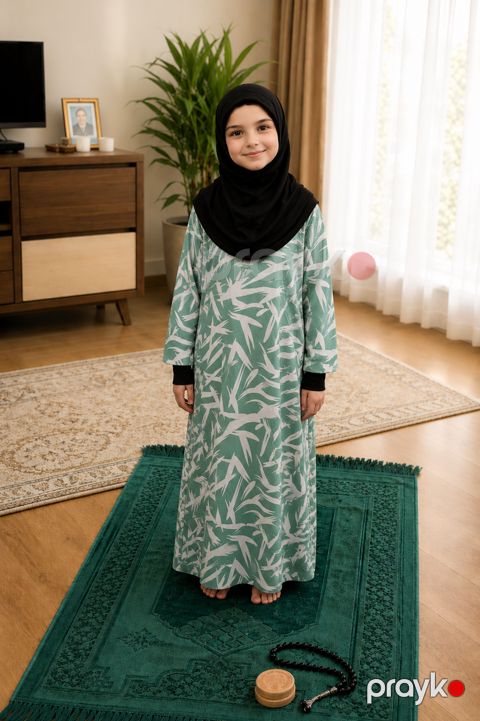 Qızlar üçün dini geyim 1211, pambıq, ölçü 11-12 yaş — Bakı