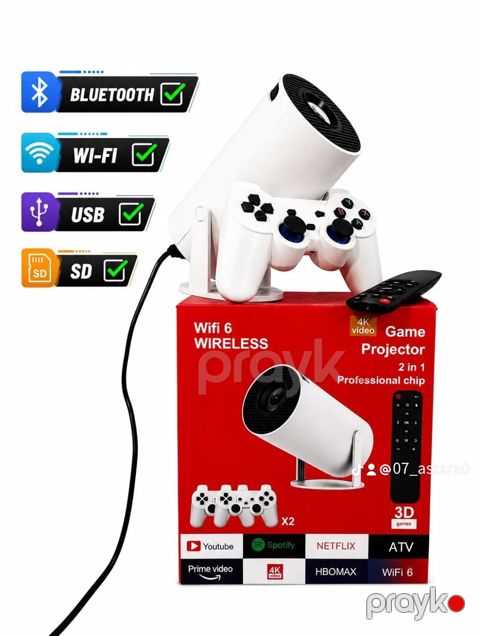 Wi‑Fi 6 Wireless 2‑in‑1 Game Projector - 2-si 1-də: layihəci və — Lənkəran