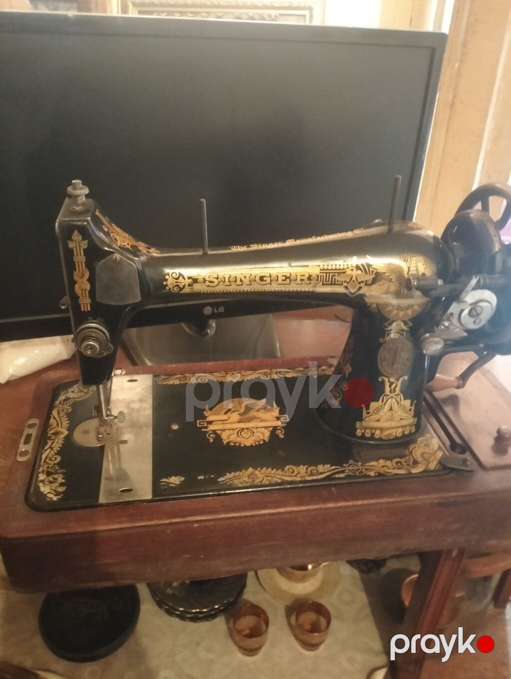Məhsul: Singer mexaniki tikiş maşını (antique model) Xüsusiyyətlər — Digər, Bakı (5)