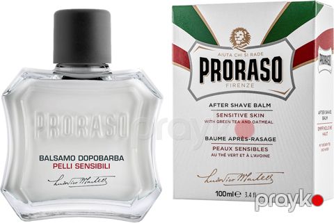 Təraş sonrası balzam həssas dəri üçün Proraso yaşıl çay ekstraktı və yulaf, 100 ml — Bakı