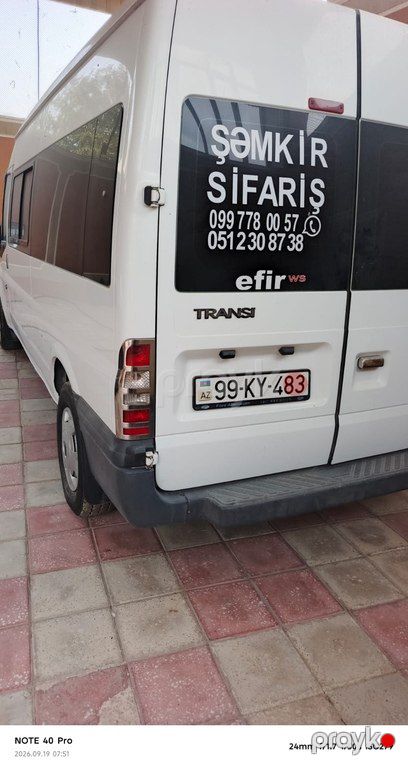 Ford Transit, 2.4 L, 2010 il, 370 000 km — Avtomobillər, Şəmkir (2)