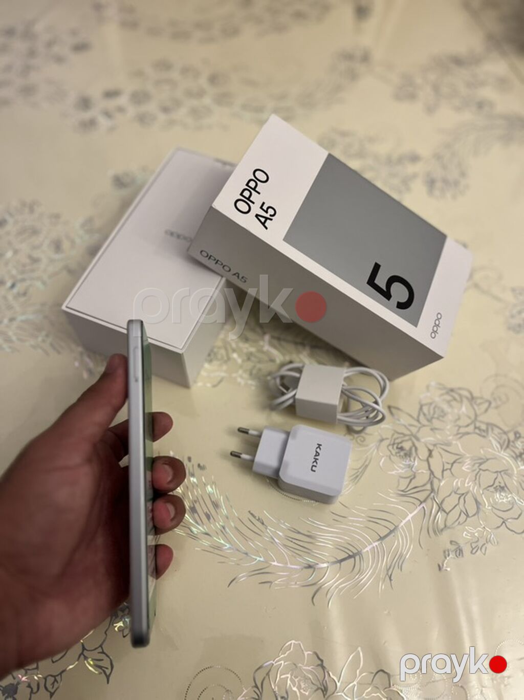 Oppo A5, 128 GB, rəng - Gümüşü, Barmaq izi, İki sim kartlı, Face ID — OPPO, Bakı (2)