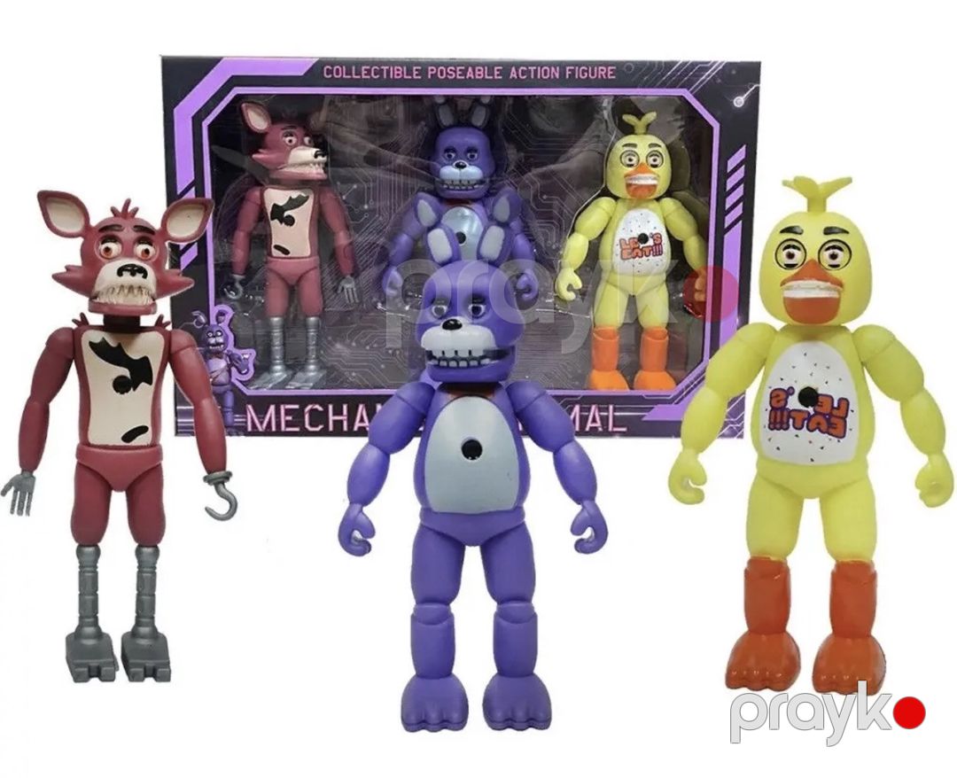 Oyun fiquru dəsti Five Nights at Freddy's, 3+ yaş, 150 mm, 3 əd — Mallar, Bakı (2)
