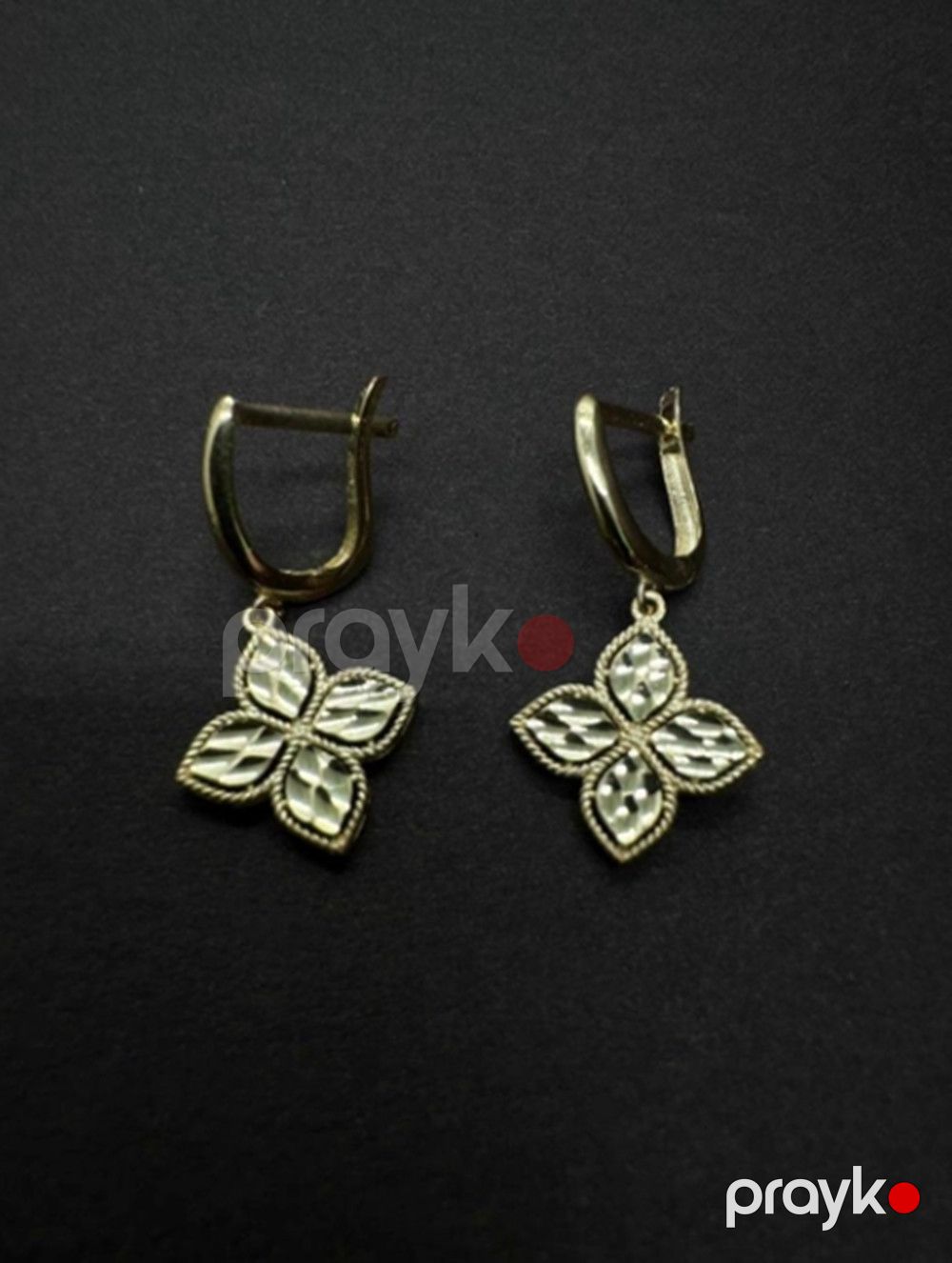 Sırğa 2823788, Qızıl 585 əyar — Mallar, Bakı (2)
