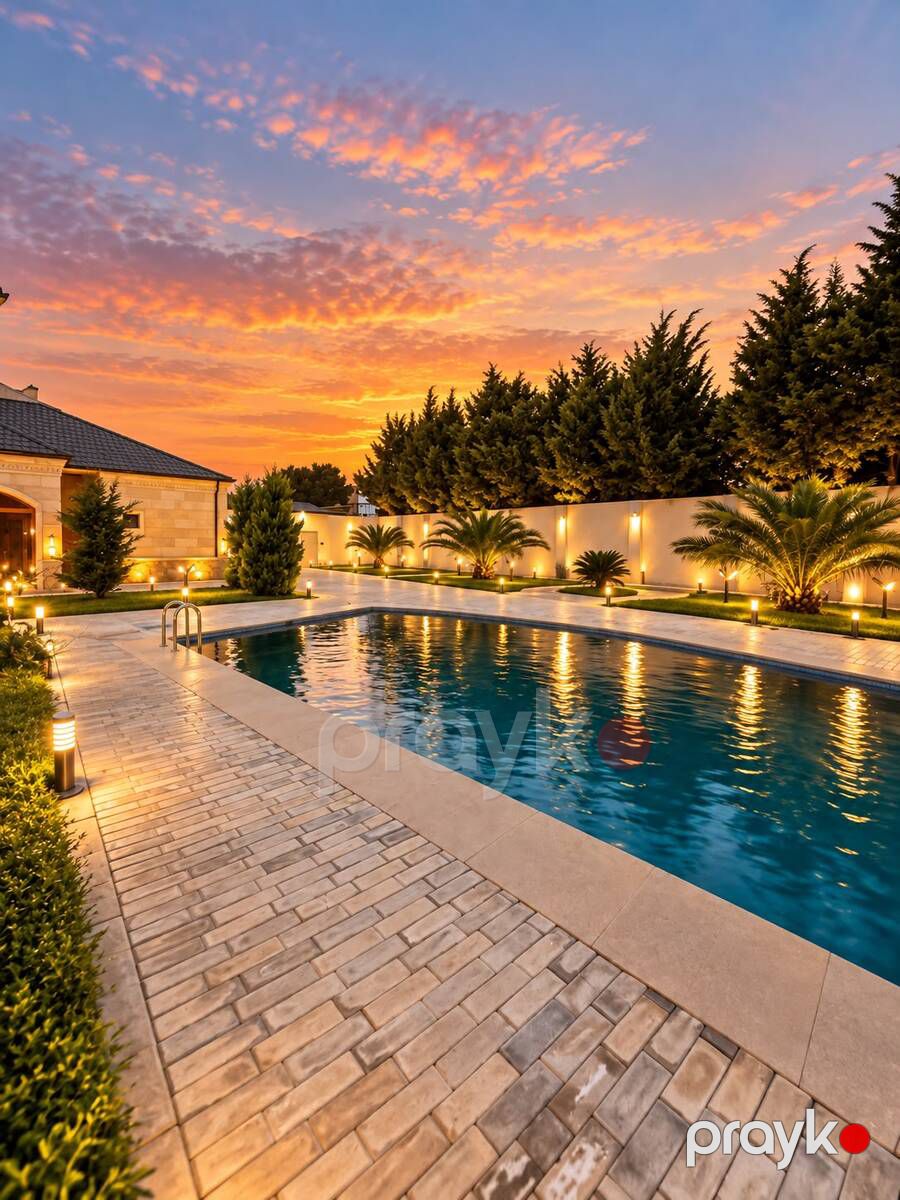 Satılır 6 otaqlı həyət evi/bağ evi 350 m² — Ev, villa, Bakı (4)