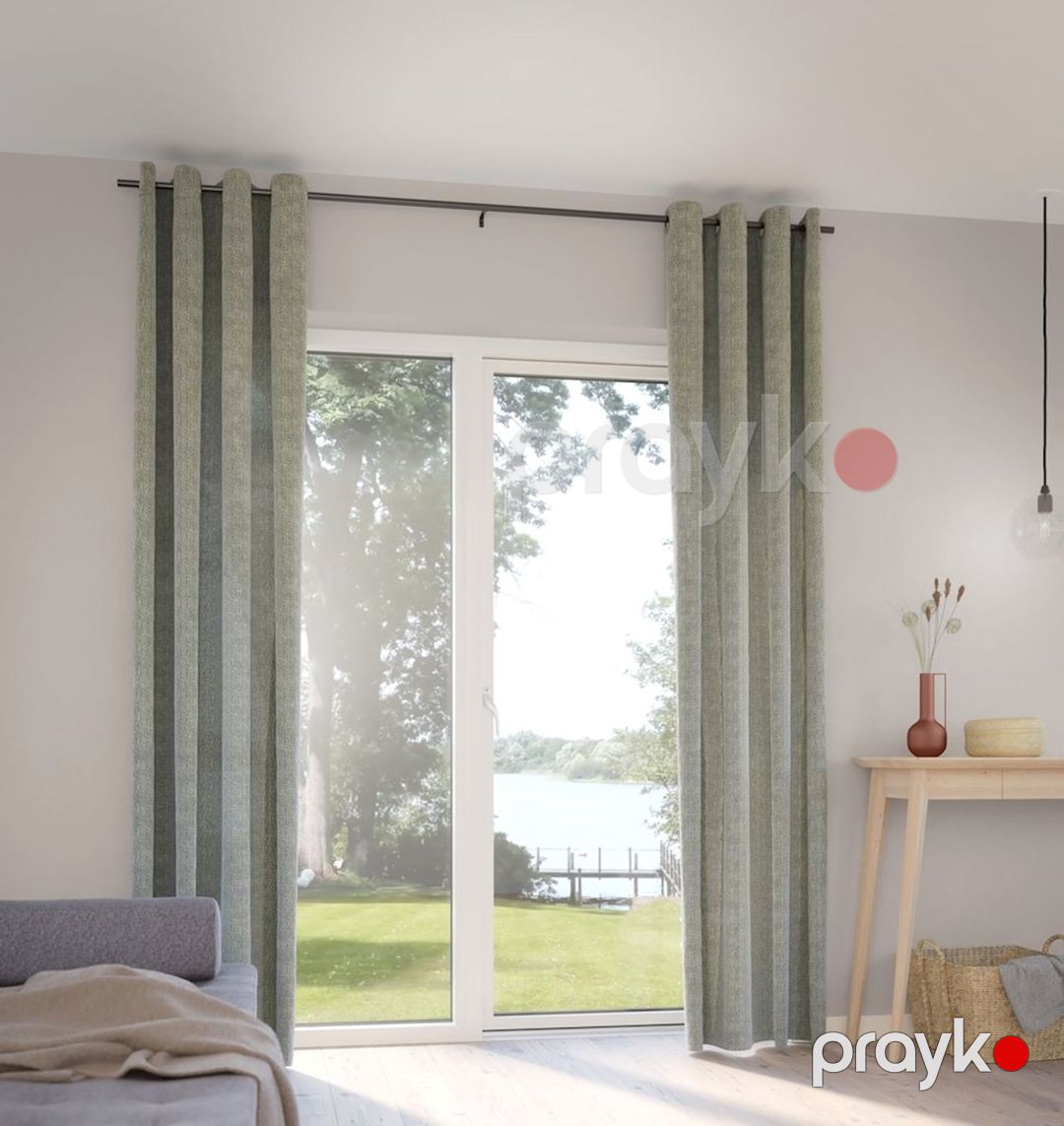 Pərdə Jysk Anholt, 140x300 sm, yaşıl — Mallar, Bakı (3)