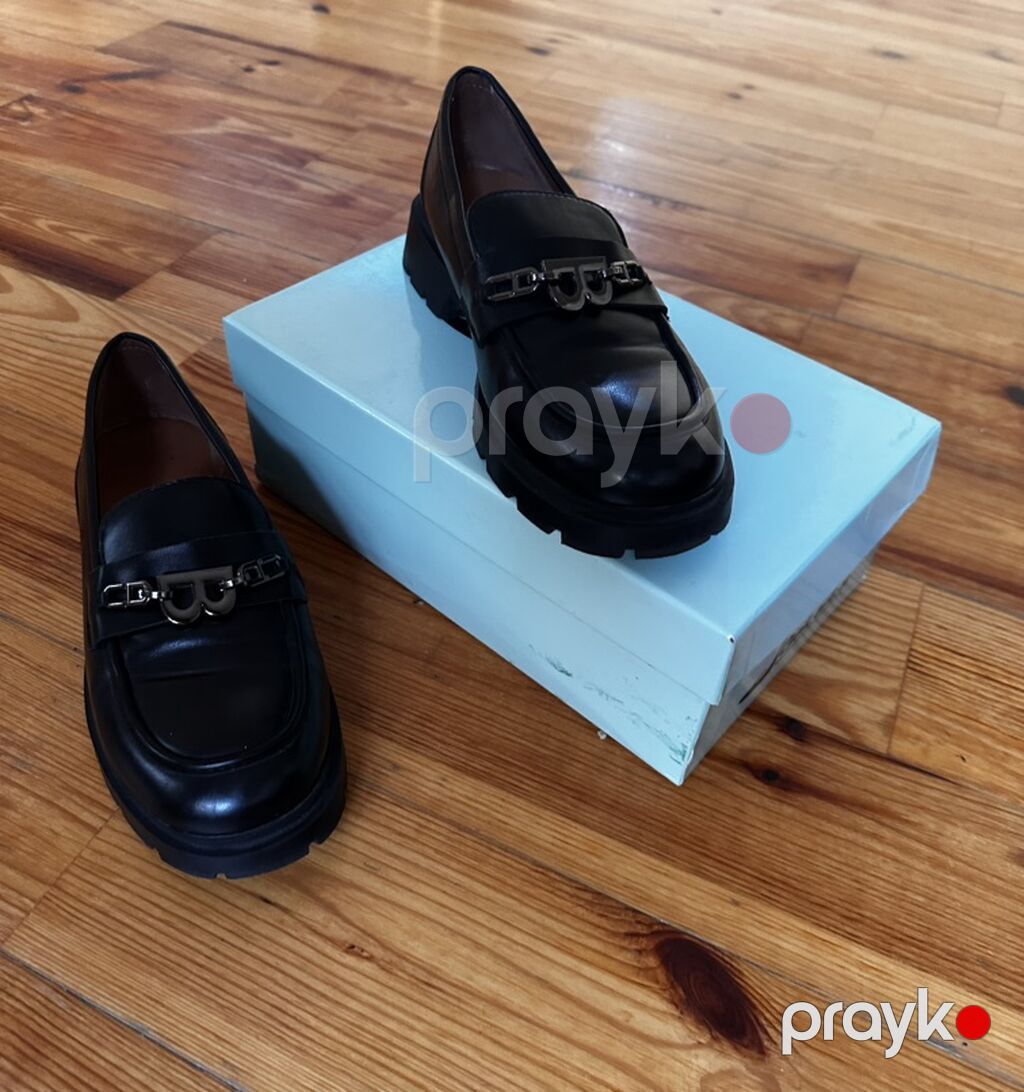 Qadın loafer ayaqqabıları 2-3 dəfə geyinilib, 40 ölçüdür. 80 manata — Mokasin, Bakı (2)
