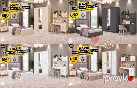 Hazır Gənc Yataq Dəstləri Qiymət: 650 AZN (şəkildə göstərilib)