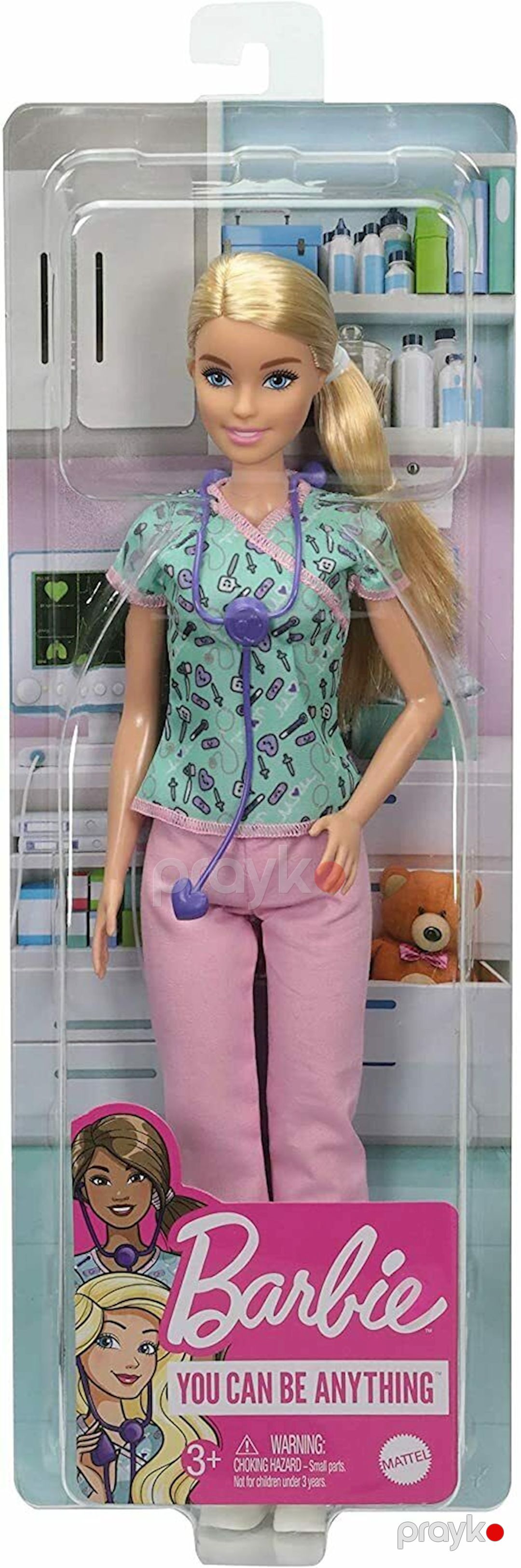 Kukla Barbie Career Doll, Nurse, 29 sm — Mallar, Bakı (2)