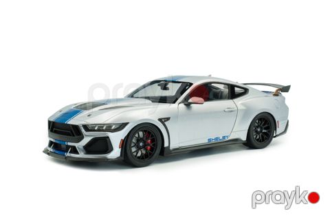 Kolleksiya maşın Shelby Mustang Super Snake Grey 2025 1:18 — Bakı