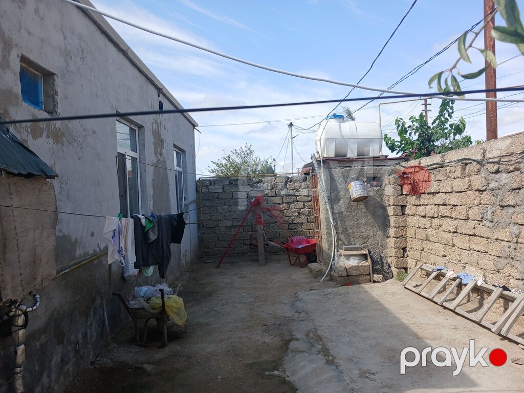 2 otaqlı həyət evi - Plan: 2 ayrı yataq otağı/otaq, zal, mətbəx və — Ev, villa, Digah (2)