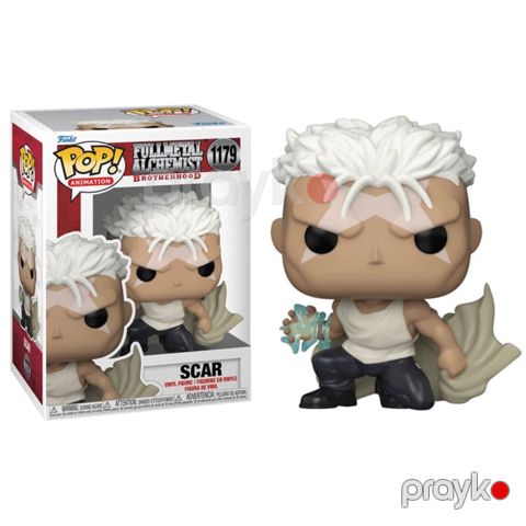 Kolleksiya fiquru Funko Pop Pop Animation Fullmetal Alchemist Brotherhood Scar — Bakı