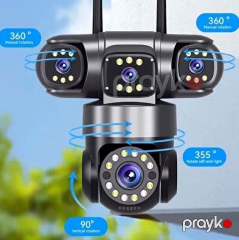 4G Solar günəş paneli 4 kamera 12MP/4K 64GB — Bakı